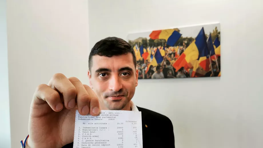 Ce salariu are, de fapt, George Simion. Câți bani câștigă ca deputat în Parlamentul României