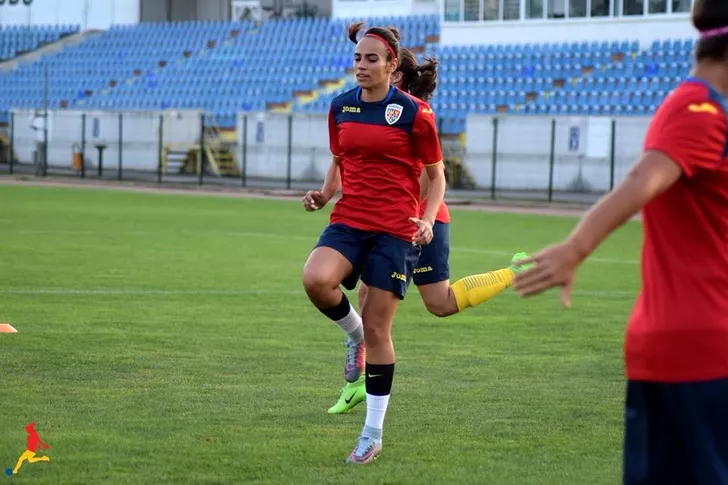 Teodora Meluță are performanțe remarcabile în fotbalul feminin