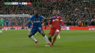 Arbitraj controversat in finala Chelsea  Liverpool Cormoranii sustin ca au avut gol valabil anulat si un rosu pentru adversari