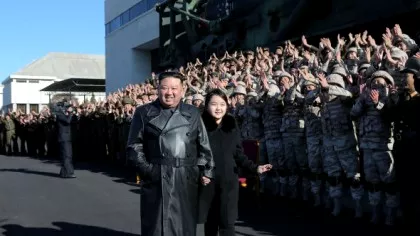 O nouă apariție în public a fiicei lui Kim Jong-un. Liderul nord-coreean a...