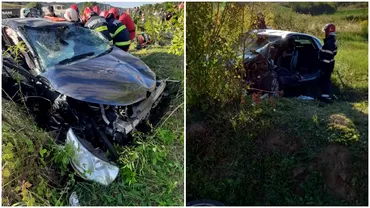 Un nou accident grav in judetul Sibiu trei adulti si un minor au ajuns la spital