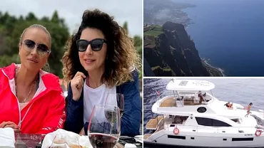 Prin ce aventuri au trecut Adina Halas si Carmen Bruma in Madeira Imagini fabuloase cu cele doua vedete