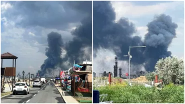 Video Incendiu si explozie la rafinaria Petromidia Cine sunt pompierii care au participat la interventie Update