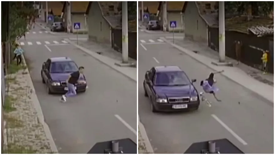 Incident grav la Petrosani Un barbat a fost lovit intentionat cu masina Agresorul acuzat de tentativa de omor Video
