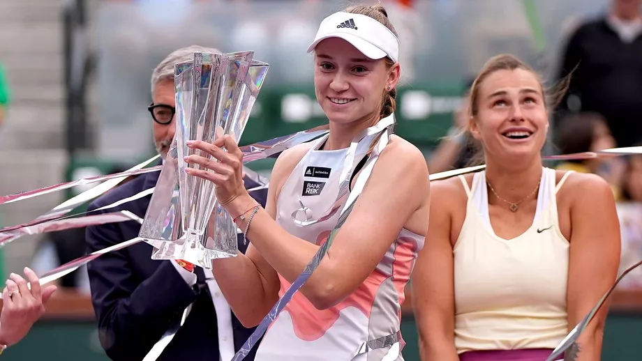 Tenis Mastersul de la Indian Wells Elena Rybakina e noua campioana la simplu feminin