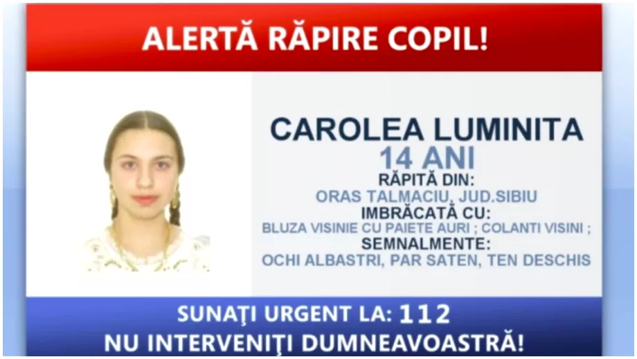 Fata de 14 ani din Sibiu rapita de patru barbati mascati Suspectii au fost prinsi Minora a fost gasita in Brasov Update