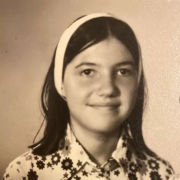 Marina Almășan, în perioada liceului. Sursă foto: Arhivă personală