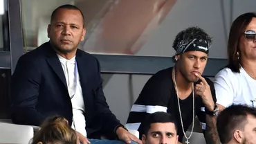 Tatal lui Neymar vine la FCSB  U Craiova Prima imagine cu Neymar Sr Pini Zahavi si Eusebio Di Francesco la Bucuresti