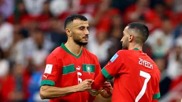 Maroc lovitura devastatoare in semifinala cu Franta Doi fundasi centrali sau accidentat pana in minutul 20