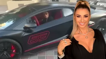 Ce spune Anamaria Prodan despre bolidul de 500000 de euro Imagini senzationale cu impresara in Lamborghini Aventador pe strazile din Dubai