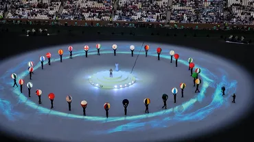 FANATIK este la finala Campionatului Mondial din Qatar Imagini spectaculoase de la ceremonia de inchidere pe Lusail Iconic Stadium