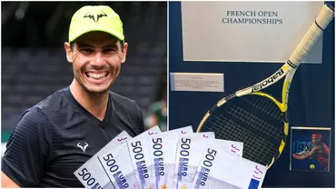 Racheta cu care Rafael Nadal a castigat Roland Garros sa vandut la licitatie Suma astronomica obtinuta
