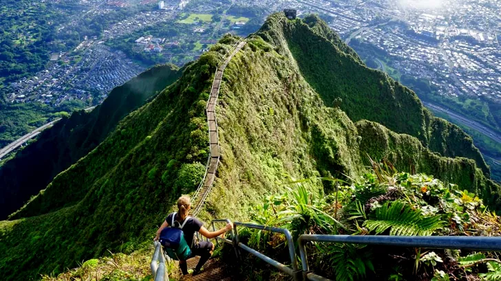 The Haiku Stairs (Oahu, Hawaii)