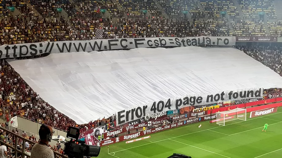 Fanii Rapidului coregrafie speciala pentru derby Istoria FCSB stearsa din memorie Not found Video