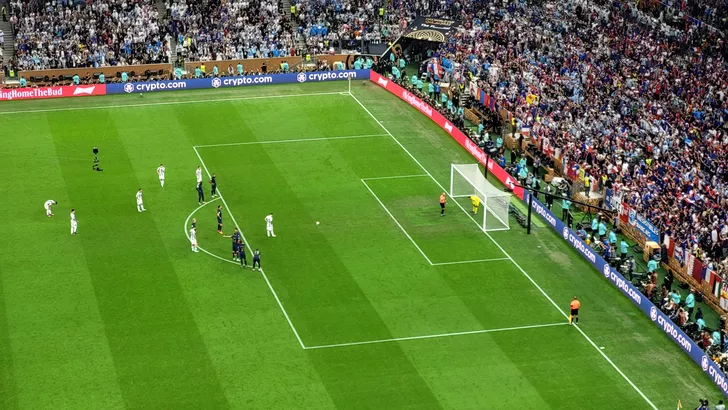 Penalty-ul din care Messi a deschis scorul. Sursa: Fanatik