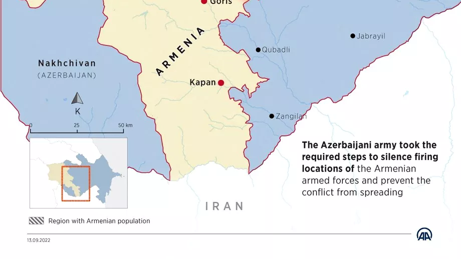 Ciocniri sangeroase la granita dintre Armenia si Azerbaidjan Aproape o suta de oameni au fost ucisi