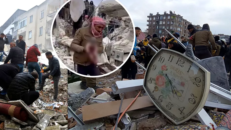 Miracol in Siria un bebelus sa nascut printre ruinele cutremurului Grav ranita mama sa a murit dupa ce ia dat viata