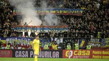 Kosovo s-a răzgândit, după pedeapsa primită de România din partea UEFA