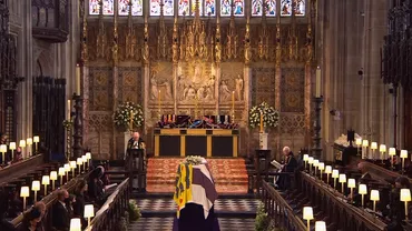 Cum a aparut Regina Elisabeta la inmormantarea sotului ei Imaginea este dea dreptul cutremuratoare