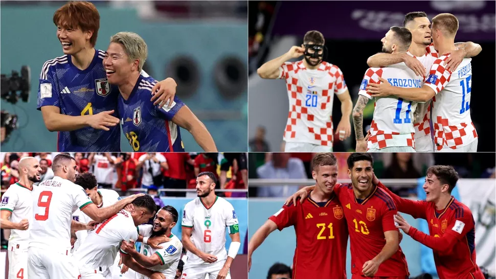 Programul optimilor de finala de la Campionatul Mondial 2022 Cand se joaca Japonia 8211 Croatia si Maroc 8211 Spania