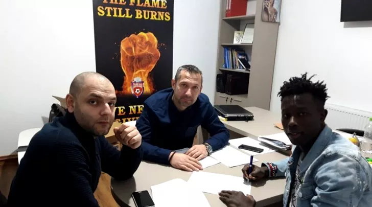 Moussa Diakite semnează contractul cu FC Botoșani