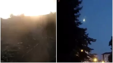 Un meteorit a provocat panica in Romania Salvamontistii au intrat in alerta  Video