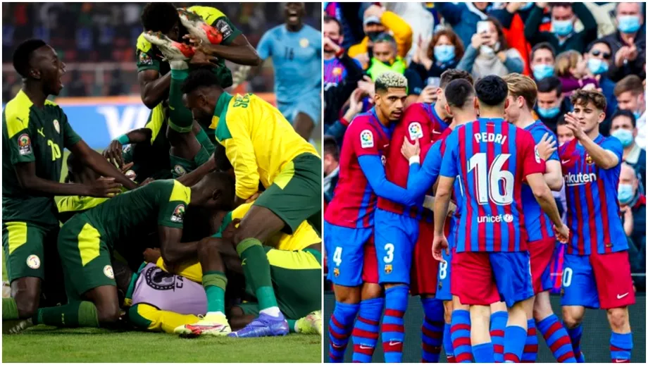 Evenimentele zilei din sport duminica 6 februarie Senegal castigatoarea Cupei Africii pe Natiuni Barcelona a facut spectacol cu Atletico Madrid