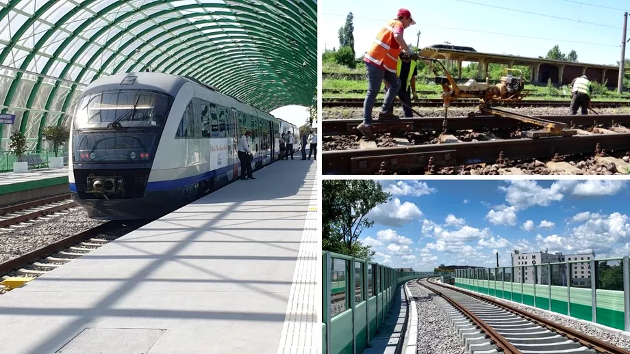 Linia de cale ferata dintre Gara de Nord si Otopeni intra in reparatii iar la nici un an de la inaugurare Trenul se zgaltaie destul de tare