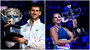 Cati bani au primit Novak Djokovic si Aryna Sabalenka pentru castigarea Australian Open 2023 Ce impozit vor plati cei doi