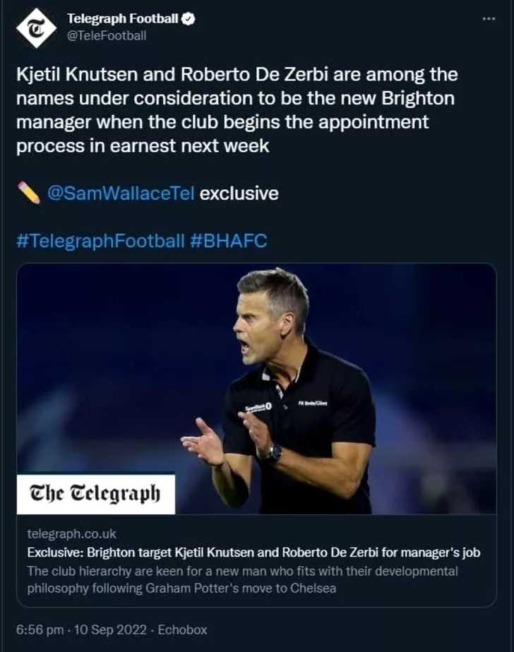 Manager Brighton
