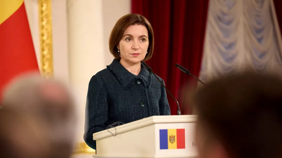 Maia Sandu sia anuntat candidatura pentru un nou mandat in fruntea Republicii Moldova Vrea si referendum pentru aderarea la UE