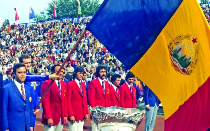 Ion Țiriac și Ilie Năstase au adus „Salatiera de Argint”, trofeul Cupei Davis, la București, în toamna lui 1972