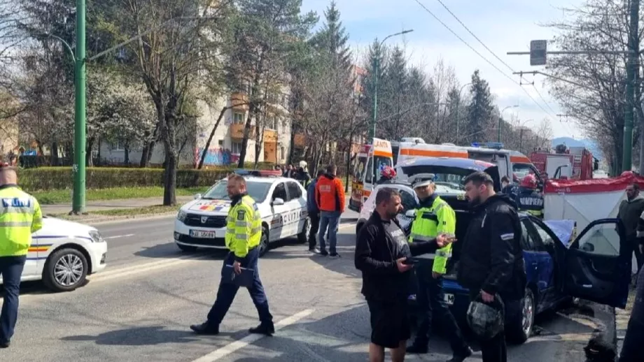 Accident grav in Brasov soldat cu sase victime O persoana a intrat in stop cardiorespirator