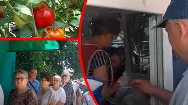 Locul din Romania unde un kilogram de rosii se vinde cu 1 leu Oamenii stau la coada pentru a cumpara