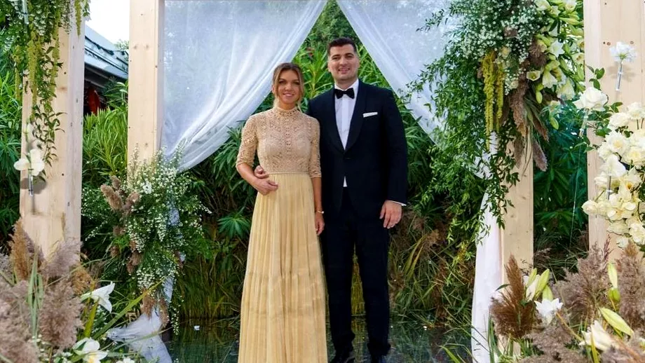 Imagini nemaivăzute de la căsătoria Simonei Halep cu Toni Iuruc! Tenismena le-a făcut publice, la două luni de la eveniment