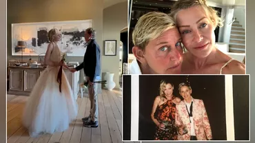 Ellen DeGeneres si Portia de Rossi show la 15 ani de la casatorie Actrita din Ally McBeal sia uimit sotia
