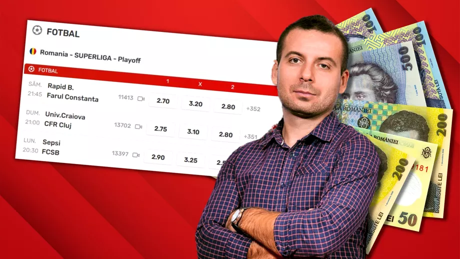 Faceti bani cu Super Gigi Cota de 350 cu care dati lovitura la derbyul Universitatea Craiova  CFR Cluj