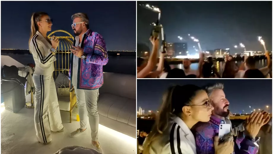 Anamaria Prodan a dat petrecere de divort cu 200 de invitati De azi ma rasfat Lux si opulenta pe iahtul milionarilor in Dubai Video exclusiv