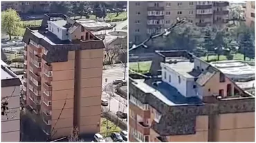 Video Orasul din Romania unde exista o vila construita pe un bloc Cine este proprietarul si ce spun oamenii legii