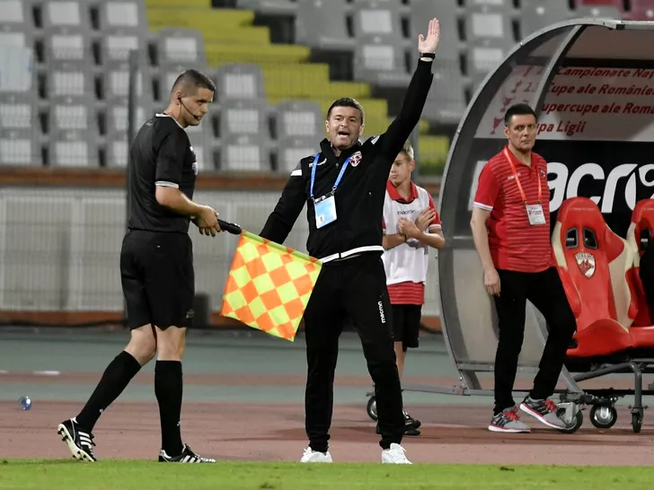 Daniel Opriţa în meciul dintre FC Dinamo Bucureşti şi FC Voluntari