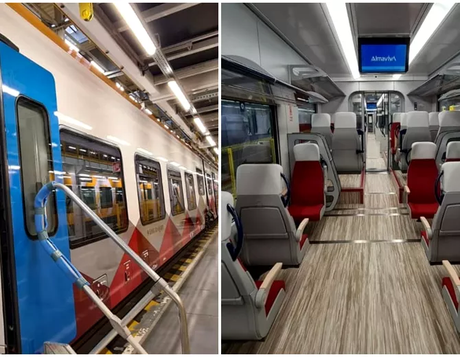 Primul tren nou cumparat de Romania in ultimii 20 de ani ajunge in tara Cum arata si cand va incepe sa circule