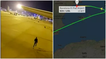 Aproape 30 de migranti au fugit dintrun avion aterizat de urgenta la Barcelona O femeie sa prefacut ca naste