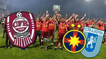 Calculele finalului de sezon in playoff Cum pot lua titlul FCSB sau CFR Cluj Toate scenariile posibile