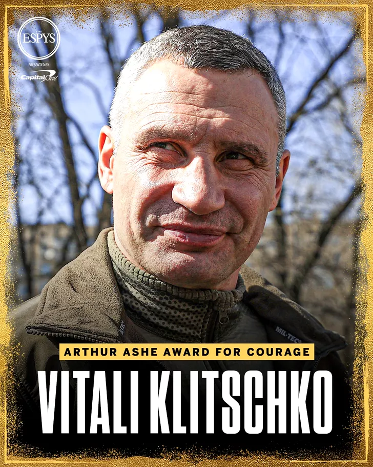 Vitali Klitschko va primi Premiul Arthur Ashe pentru Curaj