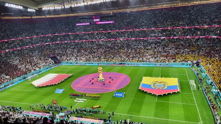 Imagine din meciul Qatar - Ecuador. Sursa: Fanatik