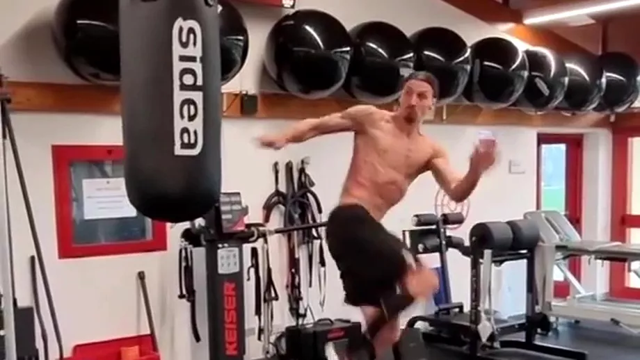 Zlatan Ibrahimovic face furori pe Instagram cu o demonstrație de taekwondo. Video.