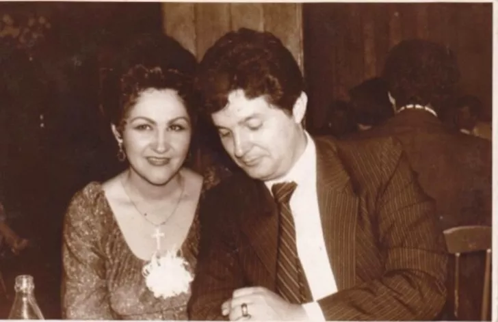 Elena Merișoreanu și soțul