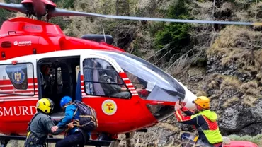 Doi soti evacuati cu elicopterul din Bucegi dupa ce sau ranit grav Copilul era impreuna cu ei pe munte cand au cazut in rapa