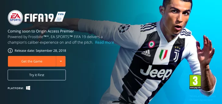 Download FIFA 19 DEMO