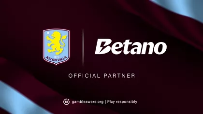 P Betano devine partener principal al echipei Aston Villa